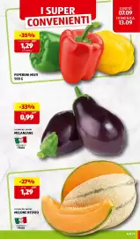 Volantino ALDI settimana 37 Pagina 11: I colori del sapore melanzane €0,99, I colori del sapore melone retato €1,29