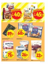 ICA Supermarket reklamblad vecka 36 Sida 9: Potatisbullar €60,00, Pinsa €22,00