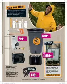 Hornbach reklamblad Sida 11: BAHCO Bågfil €149,00, Självrensande lövavskiljare ”MR FLOWOUT” vit €219,00