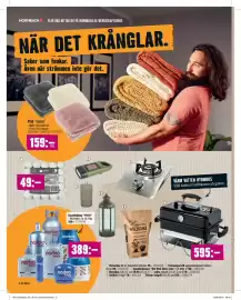 Hornbach reklamblad Sida 6: Bärbar kolgrill €595,00, Lykta €279,00