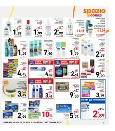 Volantino Spazio Conad Pagina 11: Assorbenti Tena, Deodorante fresco neutro roberts classico €1,79