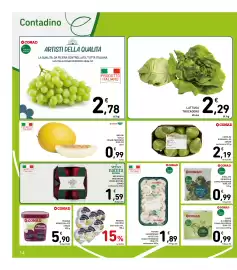 Volantino Spazio Conad Pagina 14: Lattuga Trocadero €2,29, Insalata orientale Conad Percorso Qualità €0,99