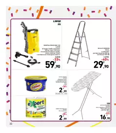 Volantino Spazio Conad Pagina 22: Scala 5 gradini Facal €29,90, Asse da stiro basic Colombo €16,90