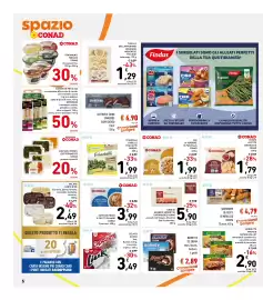 Volantino Spazio Conad Pagina 6: Gamberi Argentini Saporidee Conad €5,90, Patate a fette con buccia Conad €1,79