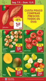 Folheto ALDI semana 37 Página 2: Tomate Salada €1,49, Manga €2,29
