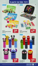 Folheto ALDI semana 37 Página 29: Estojo Marvel €3,99, ToyLino Jogo de Ovos Coloridos €3,99