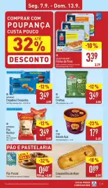 Folheto ALDI semana 37 Página 5: Batardas empadas/ croquetes €3,49, Tribe gelado açaí €1,79