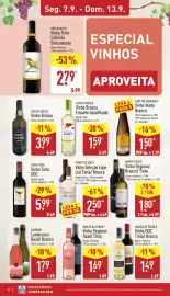 Folheto ALDI semana 37 Página 8: Cacho Fresco Vinho Branco Frisante Gaseificado €1,59, Papa Figos Vinho Tinto €5,99