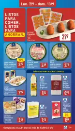 Folleto ALDI semana 37 Página 15: Mamma Mancini pizza carbonara €2,29, Cucina pizza cuatro quesos €2,79