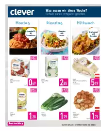 Sutterlüty Flugblatt Seite 4: Clever Zwiebel gelb €1,79, Clever Zucchini €1,79