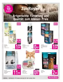 Sutterlüty Flugblatt Seite 7: ZooRoyal Katzenschale €0,59, Zooroyal Schleckies €1,59