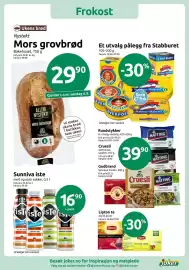 Joker kundeavis uke 36 Side 4: Et utvalg pålegg fra Stabburet €19,90, Sunniva iste €16,90