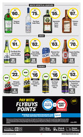 Coles catalogue week 36 Page 48: Tanqueray Gin €60,00, Mountain Goat ‘Goat’ Lager Cans €61,00