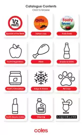 Coles catalogue week 36 Page 1
