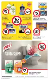 Coles catalogue week 36 Page 21: Harpic Fresh Power Cleaning Tabs €7,00, Morning Fresh Dishwashing Liquid €3,00