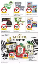 Coles catalogue week 36 Page 36: Philadelphia Cream Cheese Tub €4,50, Bega Lactose Free Cheese Slices or Grated 250g €6,40