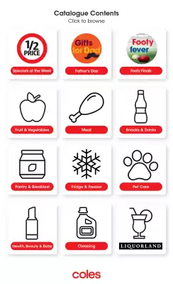 Coles catalogue