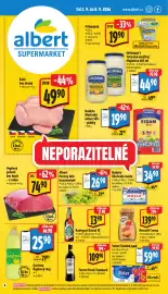 Albert leták | Supermarket Strana 1: Pribináček 125g, vybrané druhy €19,90, Hellmann's Tatarská omáčka/ Majónéza €49,90