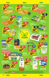 Albert leták | Supermarket Strana 10: Veganský hotdog €18,90, Vegan proteinový croissant €8,90