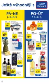 Tesco leták týden 36 Strana 14: Mlékárna Kunín Smetana ke šlehání 31% €19,90, Mandarinky €34,90