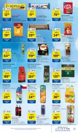 Tesco leták týden 36 Strana 23: Tiger energetický nealkoholický nápoj €13,90, Vergnano Zrnková káva €189,90