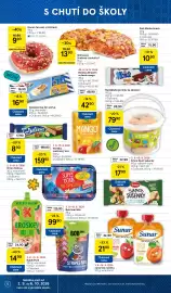 Tesco leták týden 36 Strana 6: Kubík jablko broskev €14,90, Zott Monte Snack €10,90
