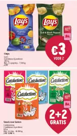 Delhaize folder week 36 Pagina 28: Chips Lay's €3,00, Snack voor katten €3,98
