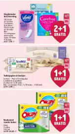 Delhaize folder week 36 Pagina 37: Hygiënische bescherming OB, Vania of Carefree €7,78, Keukenrol zonder koker €10,49