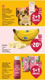 Delhaize folder week 36 Pagina 7: Bananen Chiquita €1,99, Smoothie, sap, shot of sap op basis van bruisend water €2,79