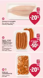 Delhaize folder week 36 Pagina 8: Kebab van voorgebakken kip €4,95, Zeetong 4 of zeetongfilet €4,08