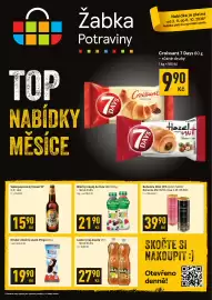Žabka leták Strana 1: Kinder mléčný snack Pingui €19,90, Kozel 10° €15,90