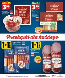 Topaz gazetka tydzień 36 Strona 13: Salami chips Sokołów €3,99