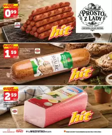 Topaz gazetka tydzień 36 Strona 22: Śmałec Kurpiowski Specjały z mięsem €1,59, Szynka cygańska konserwowana Pekpol €2,59