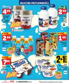 Topaz gazetka tydzień 36 Strona 28: Mleko Łaciate €1,69, Jogurt Kremowy Bakoma €4,99