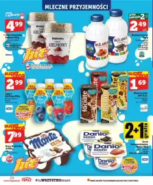 Topaz gazetka tydzień 36 Strona 28: Mleko Łaciate €1,69, Jogurt Kremowy Bakoma €4,99