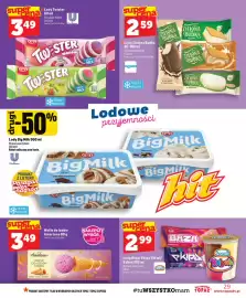 Topaz gazetka tydzień 36 Strona 29: Lody Zielona Budka €2,59, Lody Twister €3,49