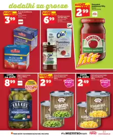 Topaz gazetka tydzień 36 Strona 31: Groszek konserwowy Spiżarnia Dworska €2,99, Przecier pomidorowy Podravka €3,99