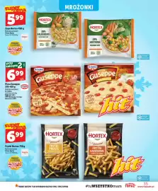 Topaz gazetka tydzień 36 Strona 35: Pizza Guseppe Salami €6,99, Zupa Kalafiorowa Hortex €5,99