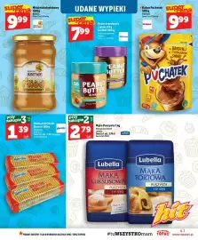 Topaz gazetka tydzień 36 Strona 41: Miód Wielokwiatowy Sadecki Bartnik €9,99, Krem orzechowy z galaretką So Well €7,99