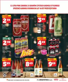Topaz gazetka tydzień 36 Strona 45: Piwo Warka Classic €2,39, Piwo Brofaktura €8,49