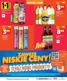 Topaz gazetka tydzień 36 Strona 49: Vitamin Shot Triggy €3,99, Napój Orangina €5,99