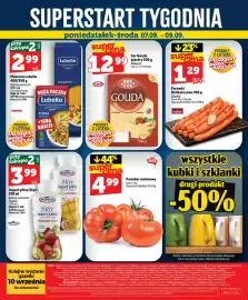 Topaz gazetka tydzień 36 Strona 58: Makaron Lubella €2,99, Jogurt pitny Skyr €3,99