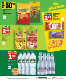 Topaz gazetka tydzień 36 Strona 7: Mus owocowy 100% Kubus €2,99, Beskidzkie paluszki