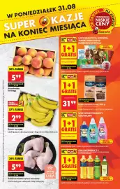 Biedronka gazetka tydzień 36 Strona 1: Banan na wagę €2,99, Kawa ziarnista Prima 900 g €31,99