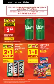 Biedronka gazetka tydzień 36 Strona 15: Piwo Carlsberg Pilsner, 500 ml €2,39