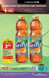 Biedronka gazetka tydzień 36 Strona 43: Napój czarna herbata z brzoskwinią Nestea, 1,5 l €3,79