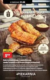 Biedronka gazetka tydzień 36 Strona 73: Pizza z szynką długa fermentacja, 180 g €5,99