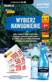 Biedronka gazetka tydzień 36 Strona 79: Woda źródlana Żywiec Zdrój, 1,75 l €1,68