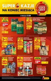 Biedronka gazetka Strona 1: Kawa mielona Jacobs Krönung €27,99, Krem ciasteczkowy Biscoff Lotus Creamy €13,99