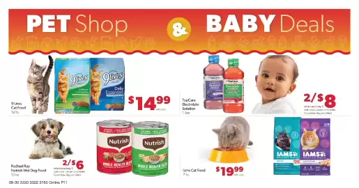 Family Fresh Market weekly ad week 36 Page 15: Rachael Ray Nutrish Wet Dog Food €6,00, 9 Lives Cat Food €14,99